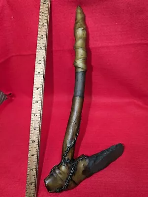 Antique  War Axe Celt  Arrowheads Indian Pipes • $37