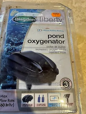 Blagdon Liberty Pond Oxygenator Air Pump Kit Solar Powered With Battery Back Up • £42