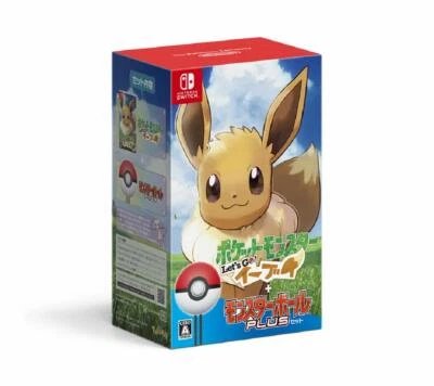 $205.14 • Buy Pokémon Let's Go! Eevee + Poké Ball Plus Set - Switch Japan Import
