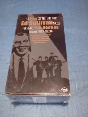 The Beatles - Ed Sullivan Presents Four Complete Shows - 2 VHS 2003 NEW Sealed • $20