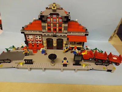 £110 • Buy Moc  Custom Build Red  Grey Train Station 12 4.5 9 Volt Layouts Using Lego Parts