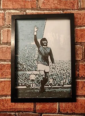 £3.69 • Buy Manchester United Legend George Best Pop Art Tribute Football Picture