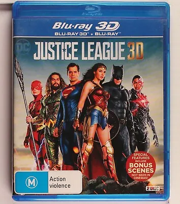 $39.99 • Buy Justice League - 3D + 2D Blu-ray (Blu-ray, 2017)