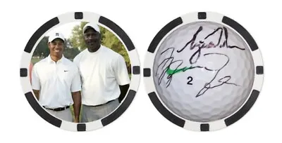 $13.29 • Buy Michael Jordan & Tiger Woods - Poker Chip - Golf Ball Marker ***signed***