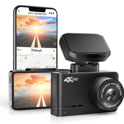 $169.98 • Buy WOLFBOX 4K Dash Cam With WiFi GPS Front And Rear Dash Cam Mini Dash Camera