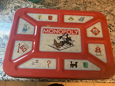 1998 Extremely RARE Hasbro Monopoly Popcorn Tin Toy Chest Vintage Large 13x9x7  • $21.99