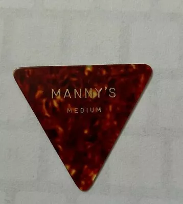 Vintage Manny's Medium Triangle Guitar Pick Faux Shell • $114.28