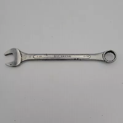 S-K Wayne 13/16  Combination Wrench Box Open C-26 SK Mechanic Tool USA • $6.99