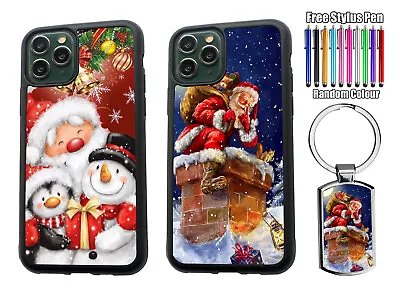 $15.39 • Buy Merry Christmas Snowman Silicone Case Cover IPhone XS MAX 11 12 Pro Max