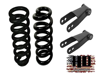1973-1979 Ford F150 F100 3 F 2 R Lowering Coil Springs Shackles Drop Kit • $134.01