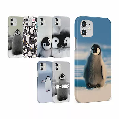 Case For Iphone 15 14 13 12 11 Se 8 Pro Max Hard Phone Cover Cute Baby Penguins • £5.99