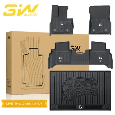 3W Floor Mat&Trunk Mat For Mercedes-Benz G Class/G500/G550/AMG G63 SUV 2019-2024 • $259.99