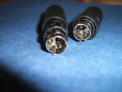 MINI Din Plug Connector 6 Pin - Pack Of 2 (166) • £2.60