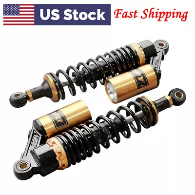 Air Shock Absorber Fit For Most 150cc~750cc Street Bike Scooter Moped Quad ATV • $71.32