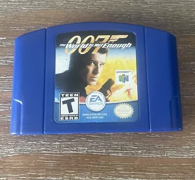 007 The World Is Not Enough (Nintendo 64 N64 2000) N64 Authentic *Tested* • $14.99
