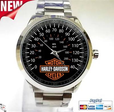 NEW LIMITED Harley Davidson Speedometer Custom Sport Quartz Analog Wristwatches • $23.99