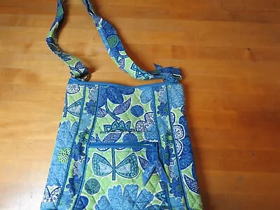 Vera Bradley Doodle Daisy Mini Hipster Crossbody Shoulder Bag Purse VGC Retired • $21.99