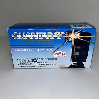 Quantaray QTB-7500a Twin Flash New Open Box • $15