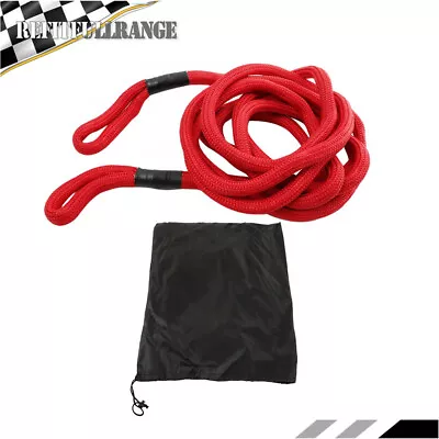 30000 LBS Kinetic Recovery Rope Towing Rope 7/8“x30' Nylon Snatch Rope Red • $57.72