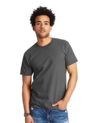 Hanes 5180 Unisex Short Sleeve Ringspun Cotton Plain Stylish Beefy-T T-Shirt • $9.62