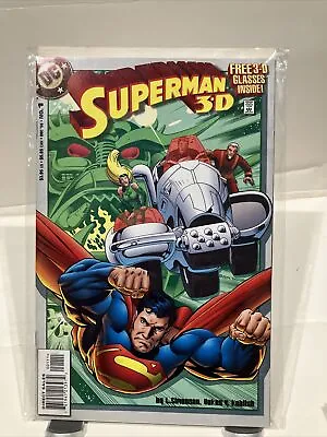 Superman 3D #1 3-D Glasses Inside (1998 DC) Comic VF+ • $4.05