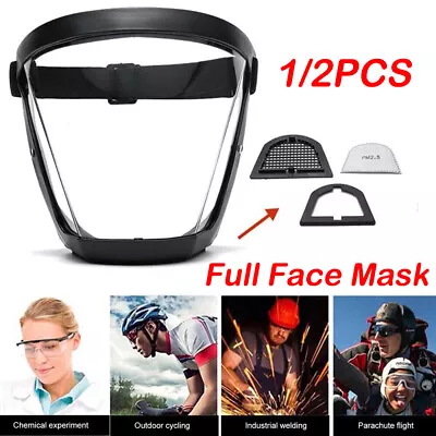 Head Cover Anti-fog Full Face Shield Super Protective Transparent Safety Mask • $12.55