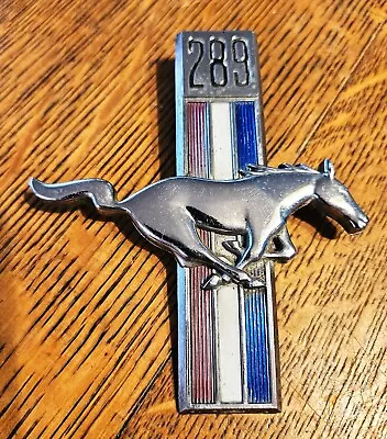 Ford Mustang 289 Running Horse Tri-Bar Fender Emblem • $19.99