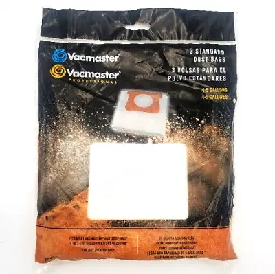 Vacmaster Dust Bags 3 Pack Vacuum 4-5 Gallons Dry For Vacmaster & Shop Vac VDB45 • $7.93