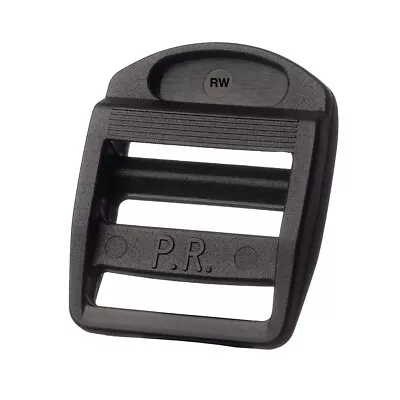 25mm Black Plastic Ladderlock Rucksack Type Slide Buckles For 1 Inch Webbing UK • £2.19