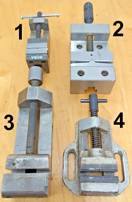 £115 • Buy Job Lot Of 4 Used Vices - Drill Press - Toolmakers