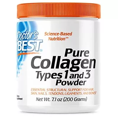 Doctor's Best Pure Collagen Types 1 & 3 Promotes Healthy Skin Hair & Nails – • $15.79