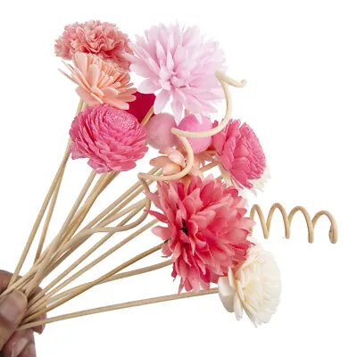 $7.99 • Buy 15Pcs Artificial Flower Rattan Reed Sticks Fragrance Aroma Diffuser Replacement