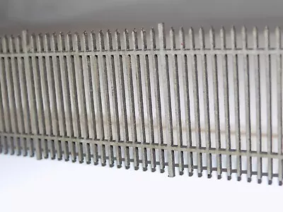 8ft Steel Security Palisade Fencing - (125 Cm) 00 Scale 1:76 Model Railway Fence • £6.85