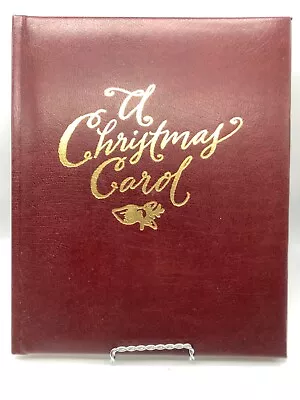 A Christmas Carol Hallmark Faux Leather Treasured Keepsake Illustrated Book 1995 • $15