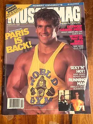 MUSCLEMAG Bodybuilding Muscle Magazine BOB PARIS 2-88 • $10