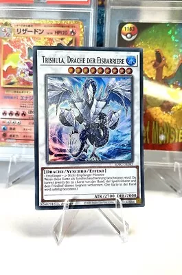 Yugioh! Trishula Dragon Of The Ice Barrier (SDFC-DE045) Super Rare/Freezing Chains • £1.53