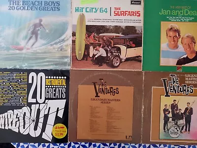 Surf Music And Guitar 6x LP's Job Lot. Lot 2 • £25