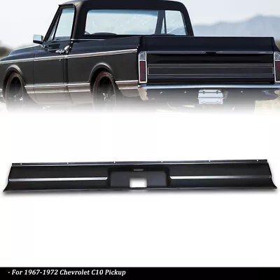 For 1967-1972 Chevrolet C10 Pickup Rear Roll Pan W/ License Plate Part Fleetside • $62.71