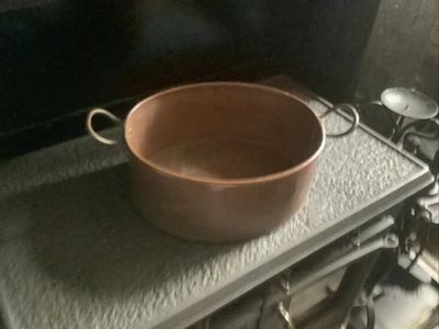 £40 • Buy Antique Vintage Old Copper Oval Cooking Pot Perfect Plant Pot