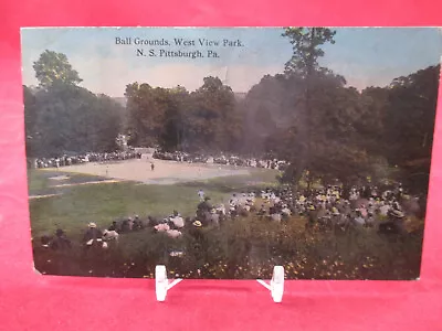 Ball Grounds west View Parkn.s. Pittsburghpa -pm 1913 • $14.99