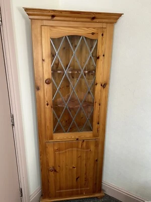 £20 • Buy Corner Display Unit Cabinet In Pine . Approximately 40 Years Old