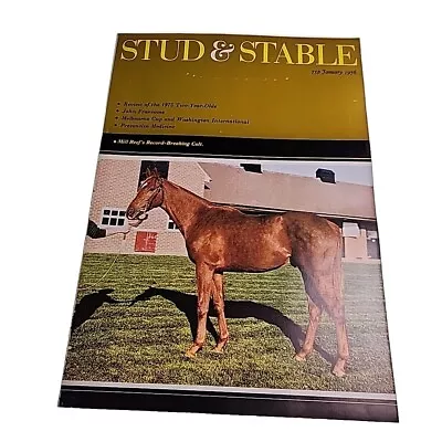 Stud & Stable Magazine V15 N1 January 1976 Horse Horseracing Mag Book • £15