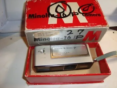 Vintage Tiny 4  Minolta 16 Film P Camera W/box • $14.99