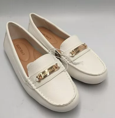 Ellen Tracy Women's Charliee Slip On Loafers Ivory Wide Pick Size • $19.99