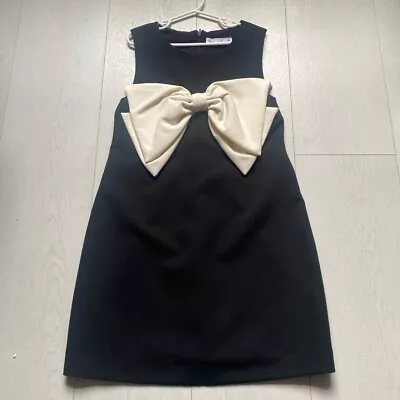 Zara Girls Black Bow Dress Age 10 • £14.99