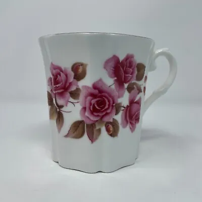 Vintage Royal Grafton Tea Coffee Cup England Bone China Pink Roses Gold Trim • $6.50