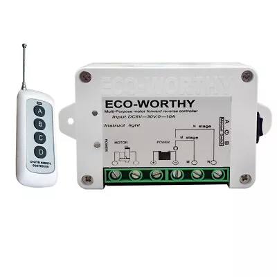 12V/24V DC Linear Actuator Wireless Remote Control Kit For Electric Motor Lift • £18.29