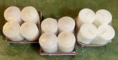 Lot Of 3 Luminessence Packs Of Votive Candles White Brand New • $3