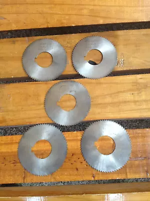 Thurston HSS Thurco HSR M2 Milling Cutter Slitting Saw 2.75 X .025 X 1” Lot Of 5 • $19.99