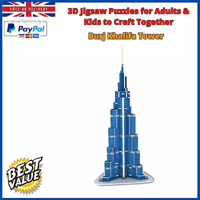 Famous Buildings Landmarks Architecture Replicas 3D Models Jigsaw Puzzles Sets • £3.19